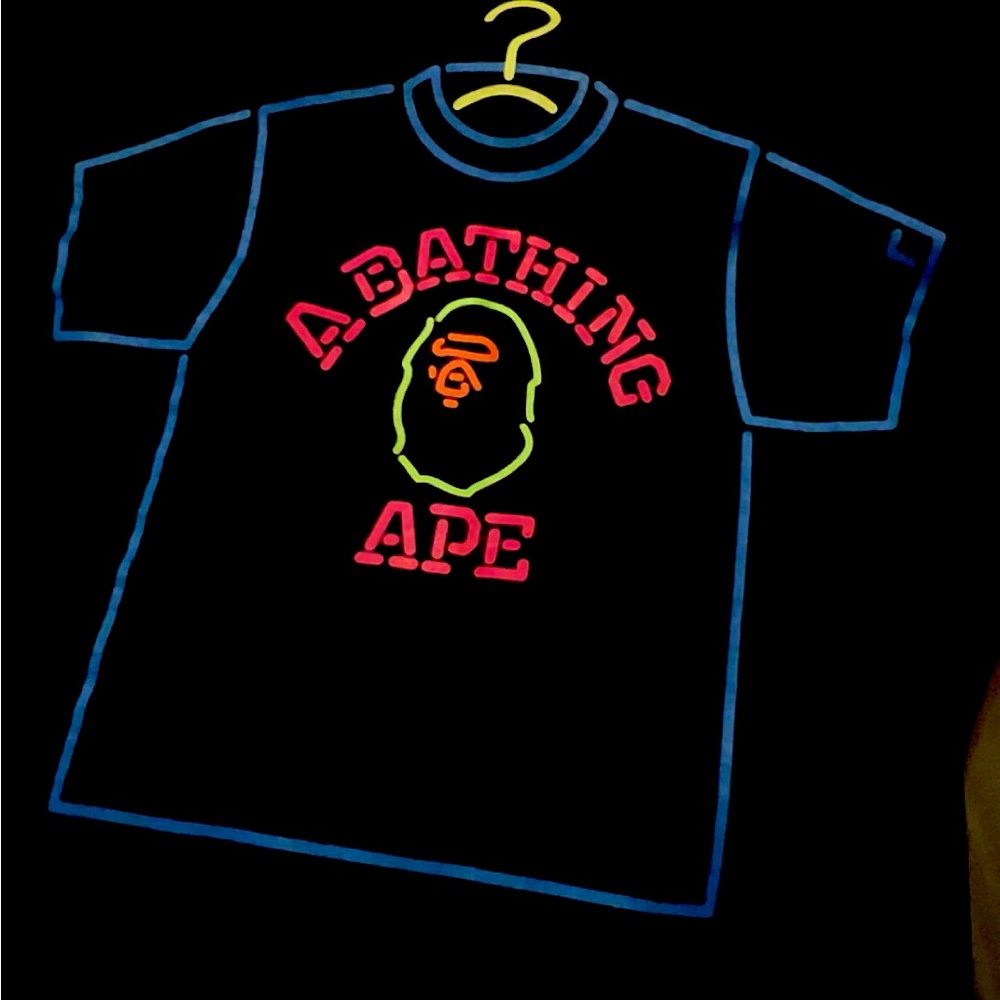 Authentic Bape shirt size medium